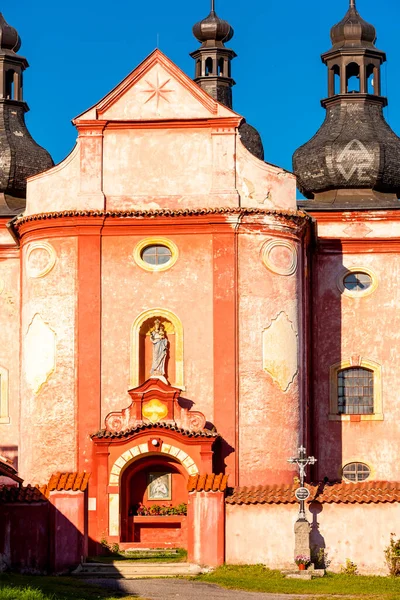 Церковь Рождения Девы Марии Страсин Чехия — стоковое фото