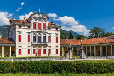 Villa Angarano, Bassano del Grappa, Veneto, Kuzey İtalya.