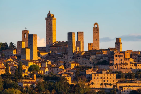 San Gimignano Unesco Stätte Toskana Italien — Stockfoto