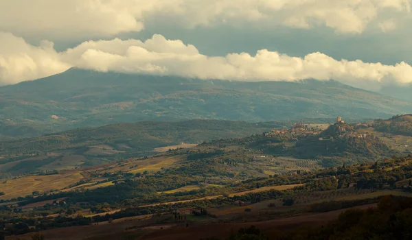 Malebná Podzimní Krajina Toskánsko Itálie Evropa — Stock fotografie