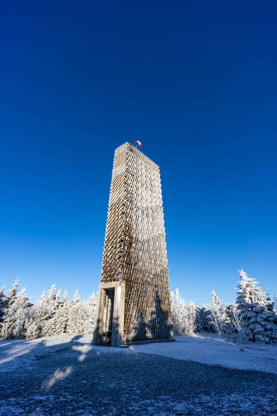 Torre Vigilancia Velka Destna Montañas Orlicke Bohemia Oriental República Checa — Foto de Stock