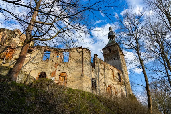 Rovine Hartenberg Boemia Occidentale Repubblica Ceca — Foto Stock