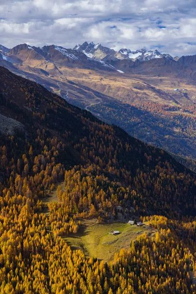 Пейзаж Возле Тиммельсйоха Высокая Альпийская Дорога Долина Эцталь Австрия — стоковое фото