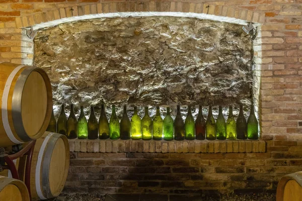 Traditional Winemaking Equipment Castello Razzano Piedmont Italy — Stock Photo, Image