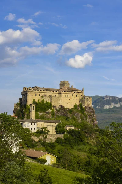 Bardi Castle Castello Bardi Town Province Parma Emilia Romagna — Stock Photo, Image
