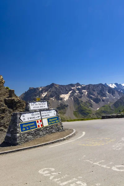 Col Galibier Hautes Alpes Francia — Foto de Stock