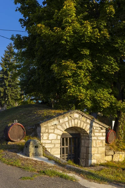 Traditional Wine Cellars Tolcsva Great Plain North Hungary — Φωτογραφία Αρχείου