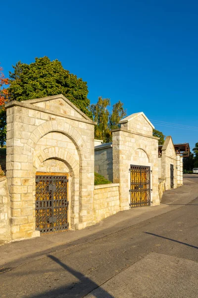 Traditional Wine Cellars Tolcsva Great Plain North Hungary — Stockfoto