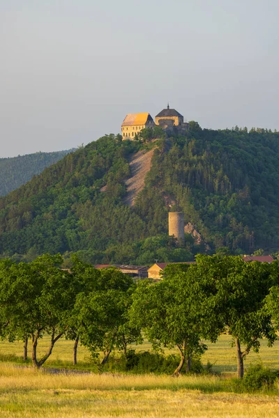 チェコ共和国中ボヘミアのゼブラク遺跡のトコニク城 — ストック写真