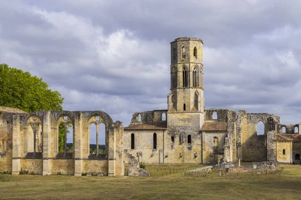 Grande Sauve Abbey Unesco Site Benedictine Monastery Sauve Aquitaine Gironde — стокове фото