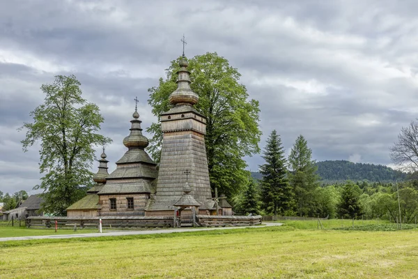 Kerk Van Saint Paraskevi Unesco Site Kwiaton Woiwodschap Klein Polen — Stockfoto