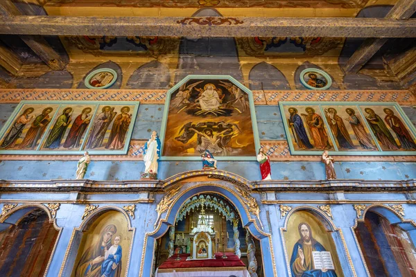 Római Katolikus Templom Saints Cosmas Damian Church Skwirtne Kisebb Lengyelország — Stock Fotó