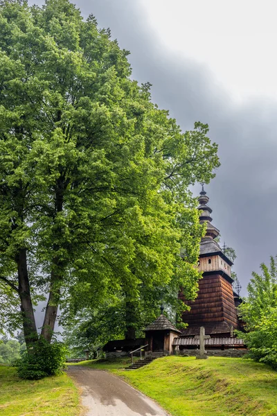 コタンの聖コスマスとダミアン教会 Subcarpathian Voivodeship Poland — ストック写真