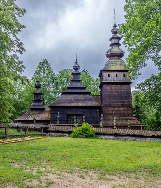 Kostel Svatých Damianů Kotanu Podkarpatské Vojvodství Polsko — Stock fotografie