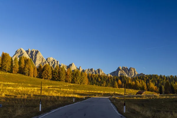 Landschaft Bei Sella Razzo Und Sella Rioda Karnische Alpen Friaul — Stockfoto