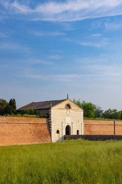 Muralhas Sabbioneta Património Mundial Unesco Lombardia Itália — Fotografia de Stock