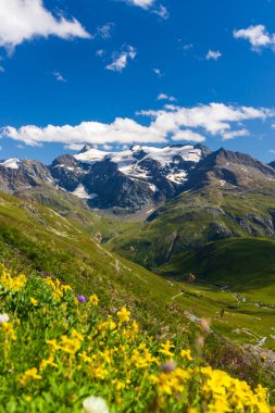 Col de l 'Iseran yakınlarındaki manzara, Savoy, Fransa