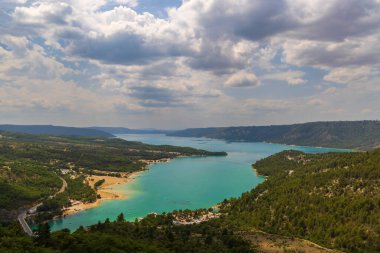 Lake of Sainte-Croix in Var department, Provence, France