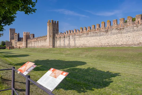 Ancient Walls Montagnana Padova Province Veneto Italy — Stock Photo, Image