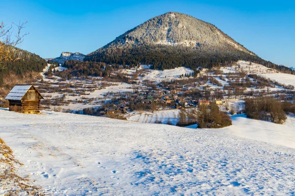 Sidirovo Hill Vlkolinec Village Unesco Site Velka Fatra Mountains Slovakia — 图库照片