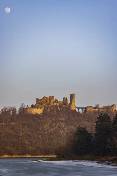 Cornstein Ruïnes Podyji Zuid Moravië Tsjechië — Stockfoto