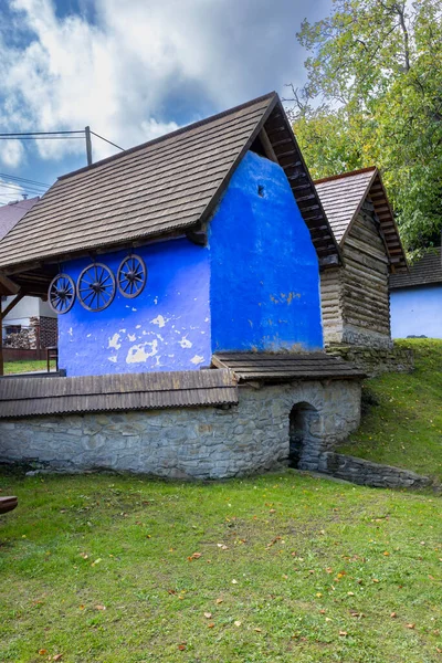 Old Wooden Village House Hervartov Bardejov Slovakia — Stockfoto