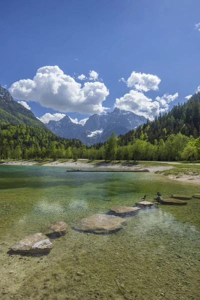 Jasna Pond Kranjska Gora Triglavski National Park Slovenia — Stock Photo, Image