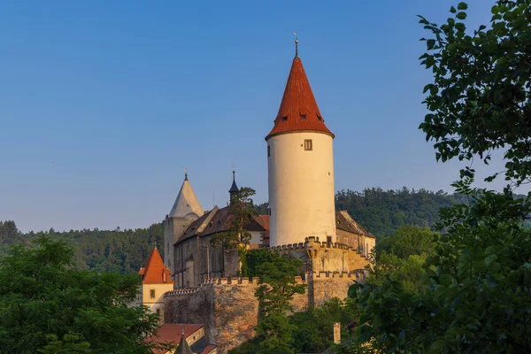 Krivoklat Kungliga Slottet Mellersta Böhmen Tjeckien — Stockfoto