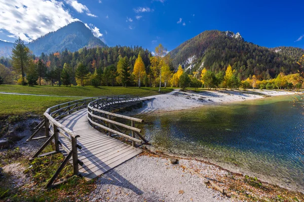 Jasna Pond Kranjska Gora Triglavski National Park Slovenia —  Fotos de Stock