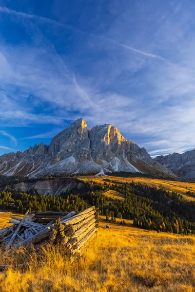 Peitlerkofel Mountain Dolomiti San Martin Tor South Tyrol Italy — Zdjęcie stockowe