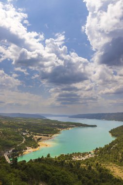 Lake of Sainte-Croix in Var department, Provence, France