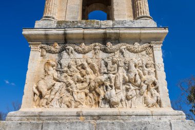 Mausoleum of Glanum, Glanum archaeological site near Saint-Remy-de-Provence, Provence, France