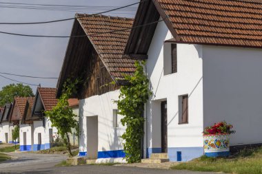 Traditional wine cellars in Blatnice pod Svatym Antoninkem, Slovacko, Southern Moravia, Czech Republic
