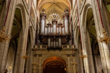 Auch Katedrali (Cathedrale Sainte-Marie d Auch), UNESCO sitesi, Midi-Pyrenees, Fransa