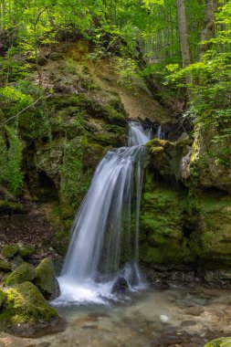 Hajsky waterfall, National Park Slovak Paradise, Slovakia