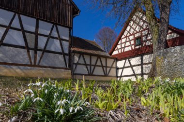 Yarı kereste çiftliği, Doubrava 'da halk mimarisi, Batı Bohemya, Çek Cumhuriyeti