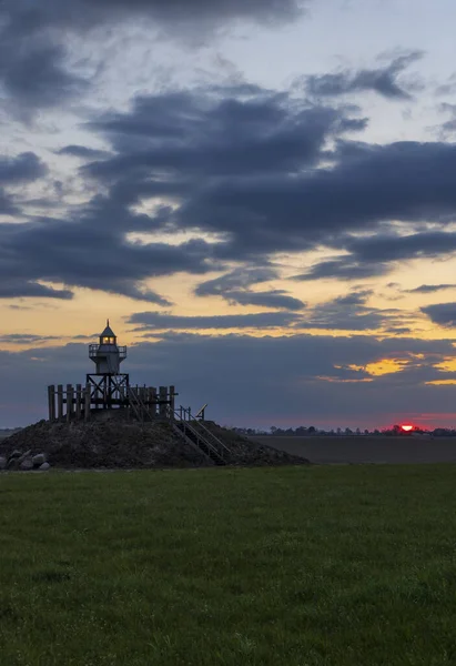 Blokzijl Lighthouse Flevoland Netherlands —  Fotos de Stock