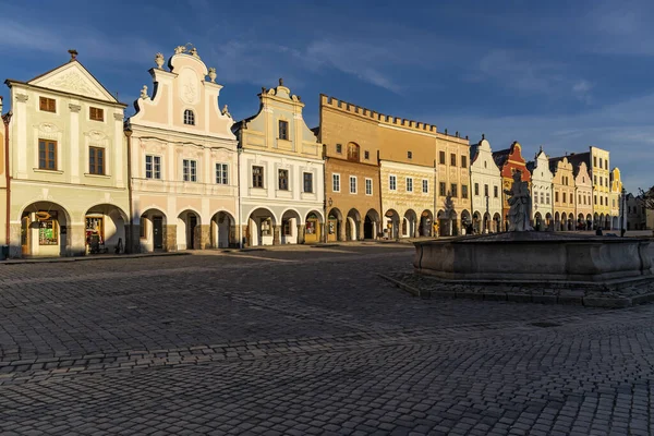 Telc Patrimonio Mondiale Dell Unesco Moravia Meridionale Repubblica Ceca — Foto Stock