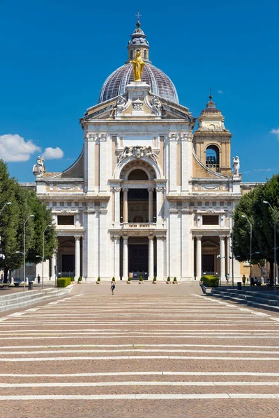 Basiliek Van Santa Maria Degli Angeli Assisi Provincie Perugia Regio — Stockfoto