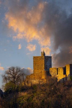 Brancion castle (Chateau de Brancion), Martailly-les-Brancion, Burgundy, France