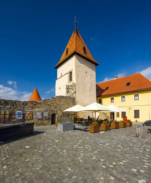 Medieval Historical Square Bardejov Unesco Site Slovakia — Fotografia de Stock