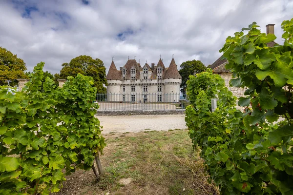Monbazillac Castle Chateau Monbazillac Vineyard Dordogne Department Aquitaine France — Stock Photo, Image