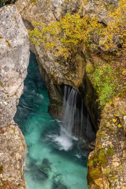 Great Soca Gorge (Velika korita Soce), Triglavski Ulusal Parkı, Slovenya
