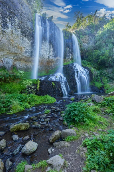 Waterfall Cascade Beaume Agizoux Haute Loire France — Stock Photo, Image