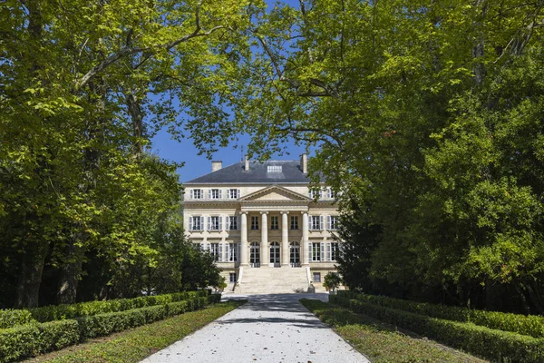 Kasteel Van Margaux Chateau Margaux Medoc Bordeaux Aquitaine Frankrijk — Stockfoto
