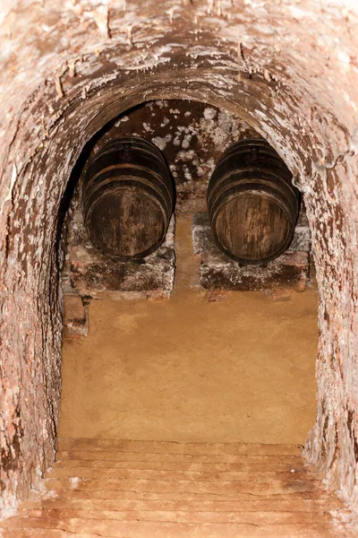 Interior Wine Cellar Retz Lower Austria Austria — Stock Photo, Image