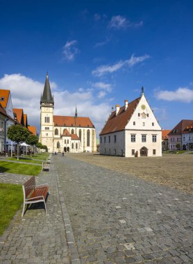 Medieval historical square Bardejov, UNESCO site, Slovakia