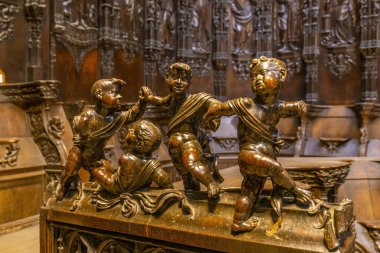 Auch Katedrali (Cathedrale Sainte-Marie d Auch), UNESCO sitesi, Midi-Pyrenees, Fransa