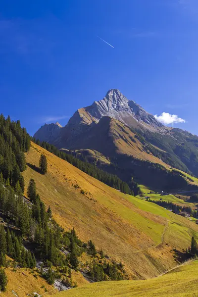 Landscapes Kalbelesee Hochtann Mountain Pass Warth Vorarlberg Austria — Stock Photo, Image