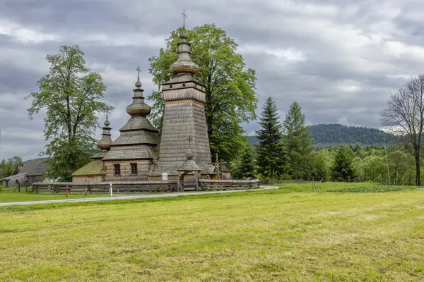 Biserica Sfântul Paraskevi Site Unesco Kwiaton Voievodatul Polonia Mică Polonia — Fotografie, imagine de stoc